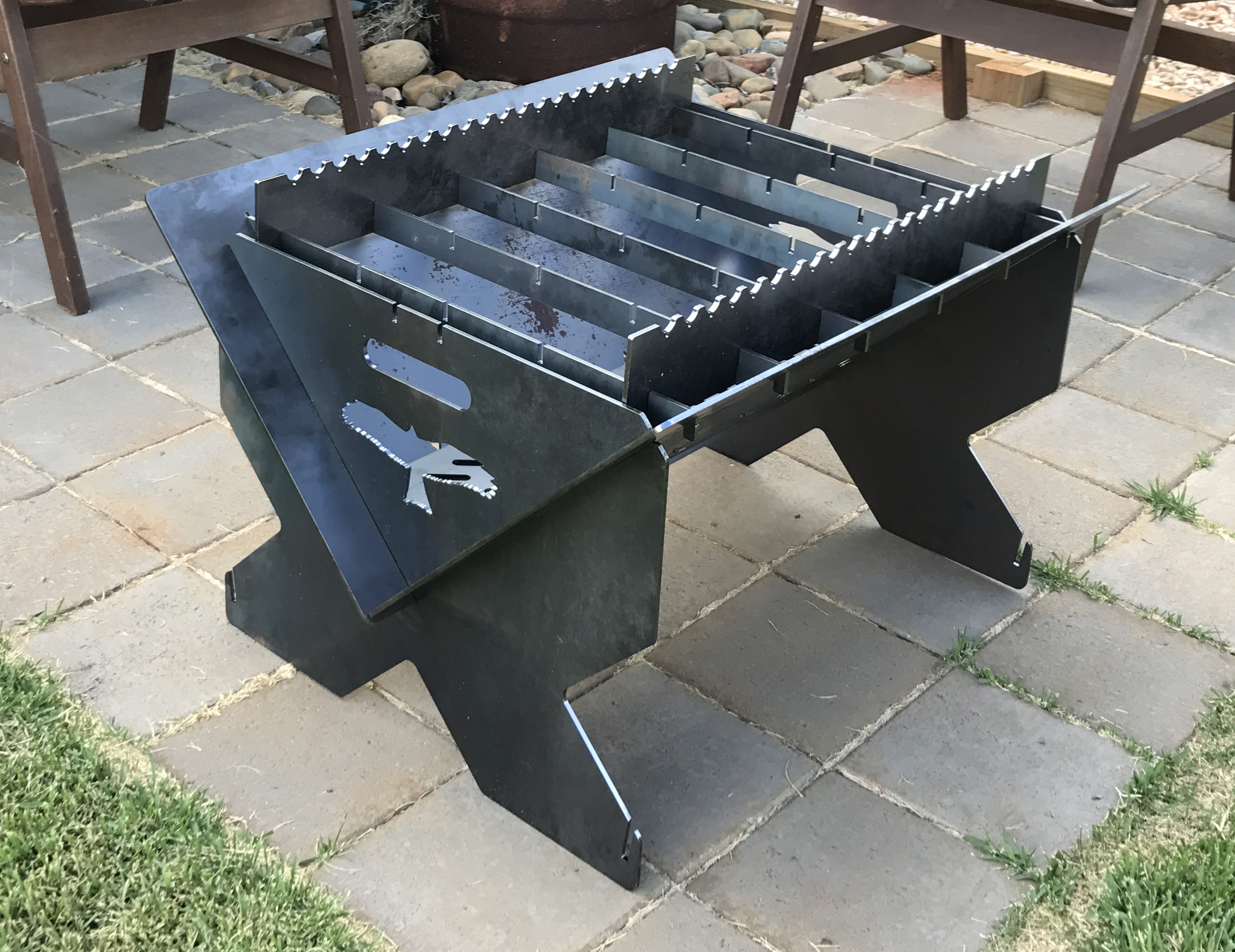 Flat Pack Fire Pit